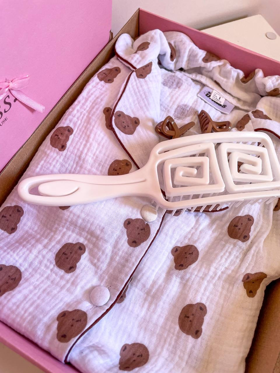 بوكس بيجامة الدب🐻🧸